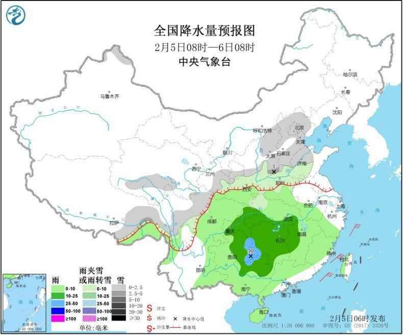 江南华南等地将有较强降水 安徽江苏等多地有大雾